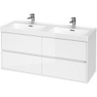 Set armadietto Cersanit Crea S931-001, lavabo Cersanit Crea K673-006