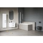 Set vasca da bagno rettangolare Ravak Chrome C741300000, sifone per vasca da bagno Ravak X01377, GPX2240016