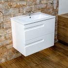Set armadietto con set bagno LaVita Floryda 5908211488134, lavabo LaVita Floryda 5908211485027