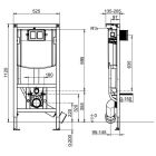 Set vaso WC Villeroy & Boch Avento 5656R001, modulo di installazione Villeroy & Boch ViConnect 92242700, 9M87S101