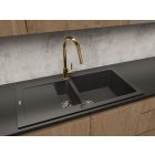 Set lavello in granito Oltens Gravan 72300300, rubinetto da cucina Oltens Litla 35204100