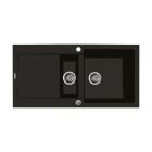 Set lavello in granito Oltens Gravan 72300300, rubinetto da cucina Oltens Litla 35204100