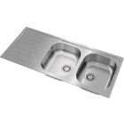 Set lavello in acciaio Teka Universe 115170006, rubinetto da cucina Teka IN 469781200