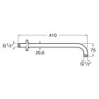 Set soffione doccia Roca Rainsense A5B3950RG0, rubinetto per doccia Roca Naia Rose Gold A5A2B96RG0, A525869403, A5B0250RG0