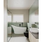 Set rubinetto per vasca e doccia Hagser Della HGR11000034, soffione doccia Hagser Mila HGR27000037, HGR29000037, HGR26000037, HGR23000037, HGR31000037