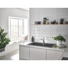 Set lavello in granito Grohe K400 31639AP0, rubinetto da cucina Grohe Start 30531001
