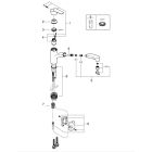 Set lavello in granito Grohe K400 31639AP0, rubinetto da cucina Grohe Start 30531001