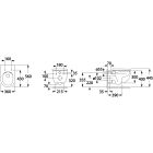 Set vaso WC Roca Meridian A34624LS00, modulo di installazione Roca Duplo One A890070020, A8012A200B, A890195000, A890063000
