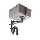 Set lavello in acciaio Oltens Stalvask 71102100, rubinetto da cucina Oltens Lista 35202100