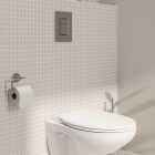 Set vaso WC con copriwater a discesa lenta Grohe Start Edge 39815000, modulo di installazione con placca di comando e guarnizione Grohe Solido 39930000