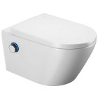 Set vaso con sedile bidet Excellent Dakota CEEX.4024.593.D2.WH, manopola di controllo Excellent Dakota CEEX.4022.D2.BL