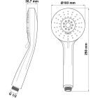 Set rubinetto per vasca e doccia Hagser Lisa HGR10000034, doccetta Hagser Tina HGR10000037, HGR15000037, HGR90000037