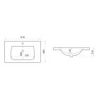 Set armadietto LaVita Kansas 5900378314332, lavabo LaVita Kansas 5908211416175