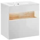 Set armadietto Comad Bahama White BAHAMAWHITE820FSC, lavabo Comad Sky SKY 60/DP-8099
