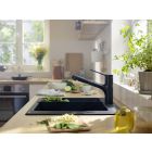 Set lavello in granito Hansgrohe S 51 43431170, rubinetto da cucina Hansgrohe Zesis M33 74800670, 43927000