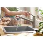 Set lavello in acciaio Hansgrohe S 71 43427800, rubinetto da cucina Hansgrohe Zesis M33 74800800, 43921800