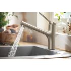 Set lavello in acciaio Hansgrohe S 71 43427800, rubinetto da cucina Hansgrohe Zesis M33 74800800, 43921800