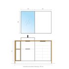 Set armadietto Cersanit City S584-017-DSM, piano Cersanit Moduo S590-022, S599-0163, S584-033