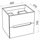 Set armadietto LaVita Kansas 5900378314325, lavabo LaVita Kansas 5908211416168