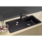 Set lavello in granito Blanco Favos 45 S 526079, rubinetto da cucina Hagser Emma HGR40000035