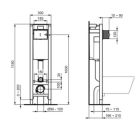 Set combi-Pack set con copriwater Ideal Standard i.Life O T572501, modulo di installazione Ideal Standard Prosys E233267, R0121AA