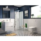 Set vaso WC Geberit Smyle 500.208.01.1, copriwater Geberit Smyle Square 500.240.01.1