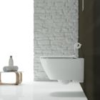 Set vaso WC Geberit Smyle Square 500.208.01.8, copriwater Geberit Smyle Square 500.240.01.1