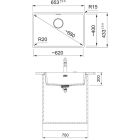 Set lavello in granito Franke Maris 125.0686.727, rubinetto da cucina Franke Lina 115.0712.420
