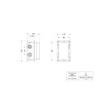 Set rubinetto per vasca e doccia Villeroy & Boch Universal Taps & Fittings TVD00065300064, soffione doccia Villeroy & Boch Universal Showers TVC00000100064, TVD00065100000, TVS10900600064, TVC00045800064, TVC00045351064, TVC00045600064, TVC00003500064