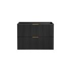 Set armadietto Comad Adel Black ADEL BLACK  82-80-B-2S, lavabo Comad Smile UM-6252SMILE40DP, ADEL BLACK 89-80-B