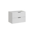 Set armadietto Comad Adel White ADEL WHITE 82-80-B-2S, lavabo Comad Smile UM-6252SMILE40DP, ADEL OAK 89-80-B