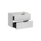 Set armadietto Comad Adel White ADEL WHITE 82-80-B-2S, lavabo Comad Smile UM-6252SMILE40DP, ADEL OAK 89-80-B