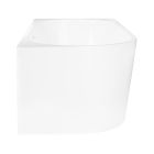 Set vasca da bagno angolare Oltens Delva 11006000, copertura piletta Oltens 09002300