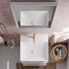 Set armadietto Hansgrohe Xelu Q 54022000, lavabo Hansgrohe Xelu Q 61012450
