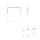 Set armadietto Comad Nova White NOVA WHITE 82-80-2S, lavabo Comad Beyond 5 BEYOND 5 WHITE ( E-6564 ), NOVA OAK A 89-80