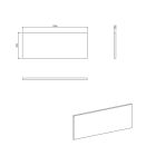 Set armadietto Comad Line Reed Green LINE REED GREEN D 82-80-2S, lavabo Comad Beyond BEYOND 5 WHITE ( E-6564 ), NOVA OAK 81-20-39, NOVA OAK A 89-100