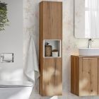 Set armadietto Comad Nova Oak NOVA OAK A 80-03-2D(W80-01A), armadietto Comad Nova Oak NOVA OAK A 82-60-2D, NOVA BLACK B 89-120, UN-WIKI-SW, NOVA BLACK A 83-27-Q(W83-04D)