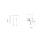 Set rubinetto per doccia Oltens Hadsel 33106400, prese d'acqua con supporto doccetta Oltens Hvita 39304400, 37102400, 37200400