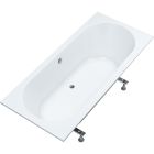 Set vasca da bagno rettangolare Oltens Lykke 10013000, sifone per vasca da bagno Oltens Oster 03001100