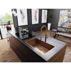Set rubinetto da cucina Franke Mythos Masterpiece Pull-Out Spray 115.0711.557, dispenser di liquidi Franke Atlas 112.0717.104