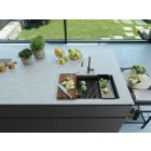 Set lavello in granito Franke Kanon 125.0714.199, rubinetto da cucina Franke Eos 115.0590.044