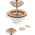 Set lavello in granito Grohe K700 31651AP0, rubinetto da cucina Grohe Minta 32321DL2, 40400DL0