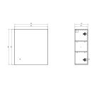Set mobile per modulo di installazione Cersanit Larga S164-028, armadietto Cersanit Larga S164-039, S164-040, S164-041, S164-053