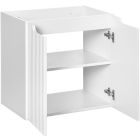 Set armadietto Comad Nova White NOVA WHITE 82-60-2D, lavabo Comad Beyond 5 BEYOND 5 WHITE ( E-6564 ), NOVA OAK A 89-60