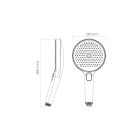 Set soffione doccia Oltens Regna 37009300, rubinetto per vasca e doccia Oltens Molle 34100300, 39403300, 37109300, 39304300, 37200300