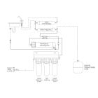 Set completo per filtrazione a osmosi inversa USTM RO6 RO6WFU, cartuccia filtrante per sistemi di osmosi inversa USTM SET13
