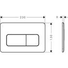 Set vaso WC con copriwater a discesa lenta Hansgrohe EluPura Q 60293450, modulo di installazione Hansgrohe iFrame universal 01022180, 66001450