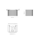 Set armadietto Oltens Hamnes 60022900, piano sopra armadietto Oltens Hamnes 63012900