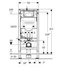 Set modulo di installazione Geberit Duofix 111.320.00.6, vaso WC con copriwater a discesa lenta Geberit Selnova 503.083.00.1, 111.815.00.1, 156.050.00.1