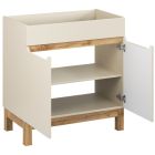 Set armadietto Comad Bali Cashmere BALI CASHMERE 82-80-46-2D, piano sopra armadietto Comad Adel Oak BLAT UN. 89-80-B WOTAN